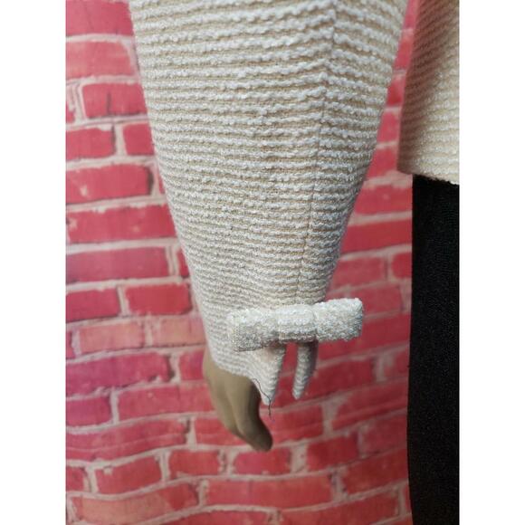 Courreges Paris, Designer Cream Women's Vintage Buttoned Jacket Sz M? #C - Picture 5 of 12